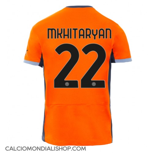 Maglie da calcio Inter Milan Henrikh Mkhitaryan #22 Terza Maglia 2023-24 Manica Corta